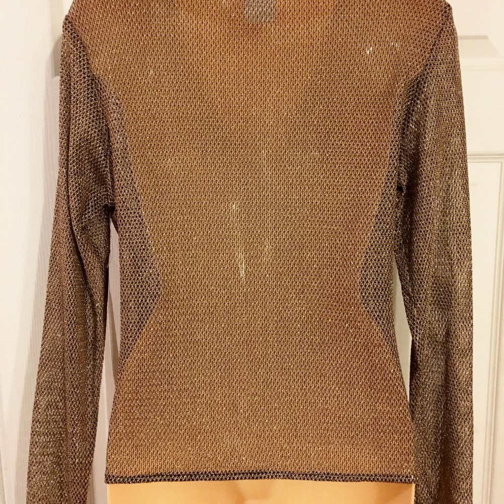 Cardigan Jacket Gold & Black Rhinestone Closure - Picture 7 of 8